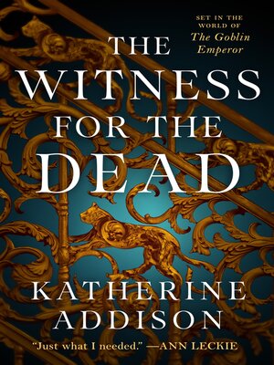 cover image of The Witness for the Dead